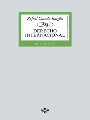 cover image of Derecho Internacional